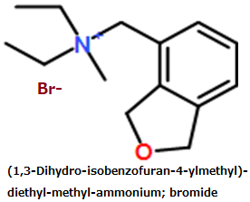 CAS#(1,3-Dihydro-isobenzofuran-4-ylmethyl)-diethyl-methyl-ammonium; bromide